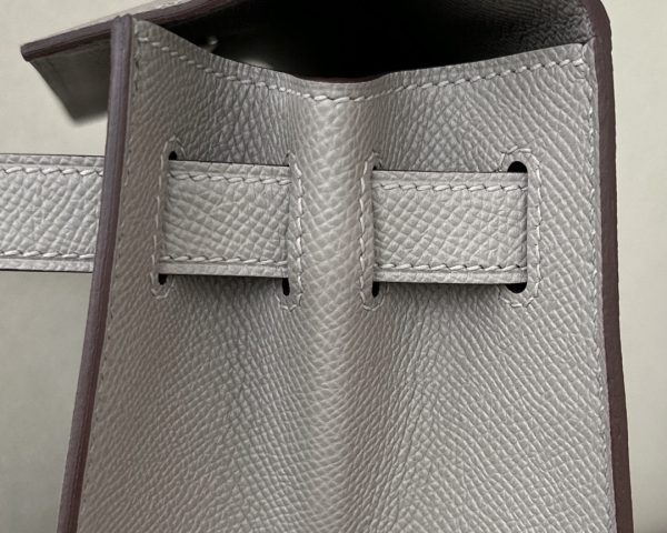 Kelly 28 Epsom Gris Asphalte (M8) Palladium Hardware - Image 6