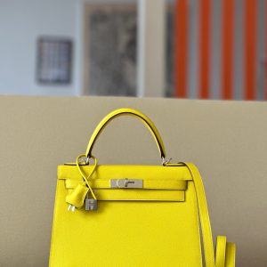 Kelly 28 Epsom Lime(9R) Palladium Hardware