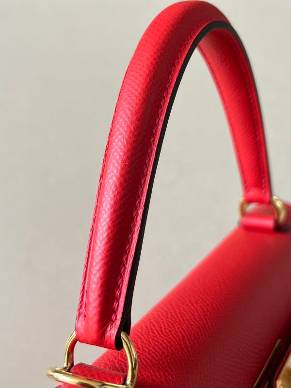 Kelly 28 Epsom Rouge de Coeur(S3) Gold Hardware - Image 3