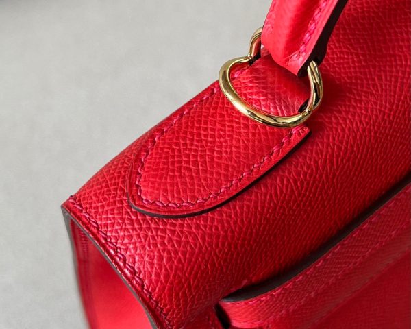 Kelly 28 Epsom Rouge de Coeur(S3) Gold Hardware - Image 4