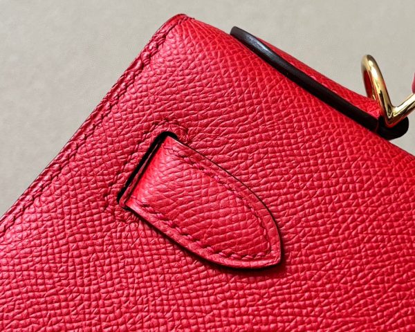Kelly 28 Epsom Rouge de Coeur(S3) Gold Hardware - Image 5