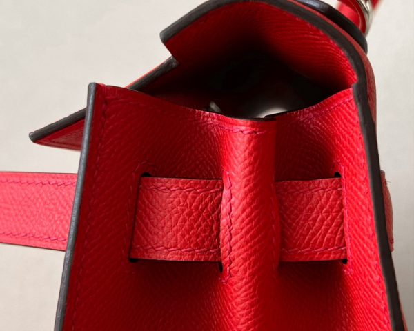 Kelly 28 Epsom Rouge de Coeur(S3) Gold Hardware - Image 7