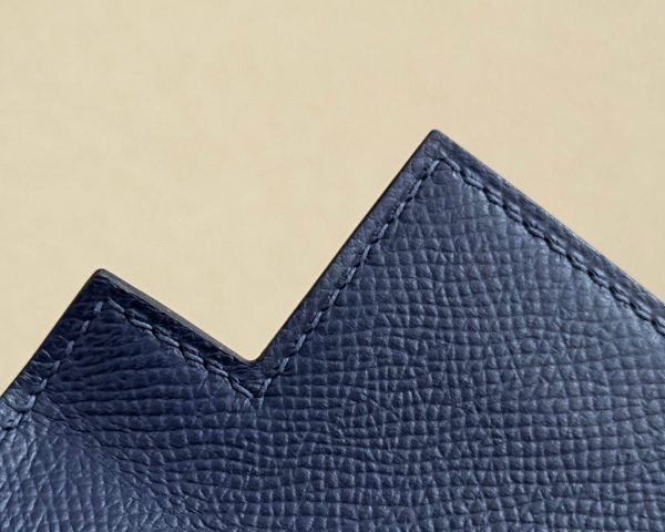 Kelly 25 Epsom Blue saphir (73) Gold Hardware - Image 4