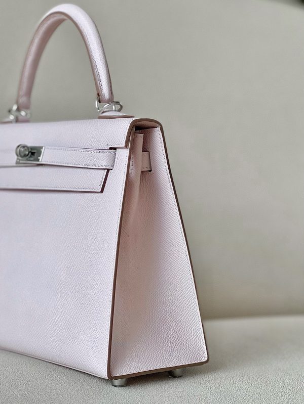 Kelly 25 Epsom Mauve Pale (09) Palladium Hardware - Image 2