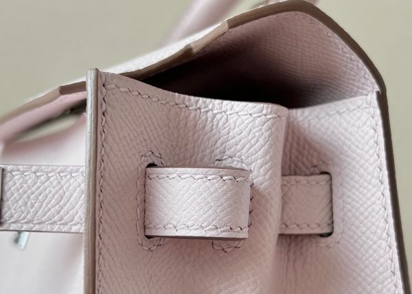 Kelly 25 Epsom Mauve Pale (09) Palladium Hardware - Image 6