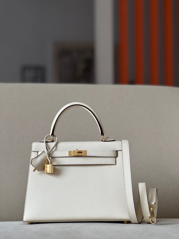 Kelly 25 Epsom Nata (I2) Gold Hardware