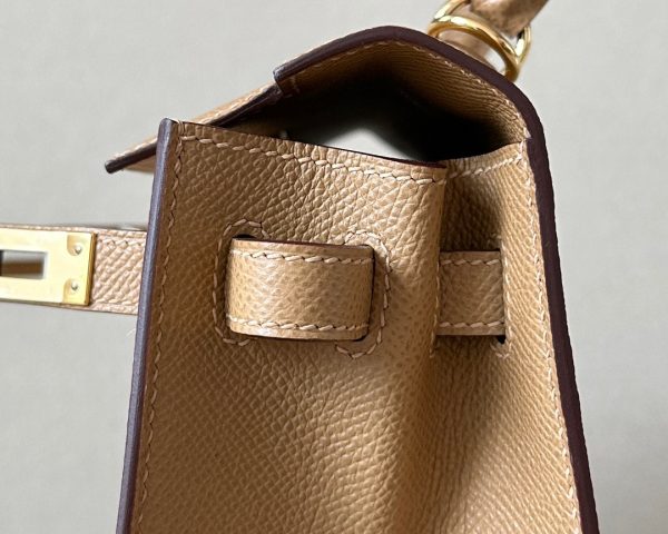 Kelly 25 Epsom Biscuit (4B) Gold Hardware - Image 7