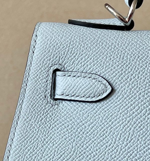 Kelly 25 Epsom Bleu Brume (T0) Palladium Hardware - Image 4