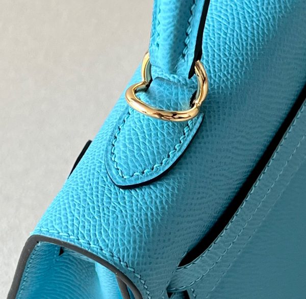 Kelly 25 Epsom Blue de nord (P3) Gold Hardware - Image 3