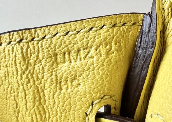 Birkin 25 Matte Niloticus Crocodile Mimosa Gold Hardware M9 - Image 4