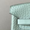 Birkin 25 Matte Alligator Crocodile Menthe Gold Hardware 6U - Image 7