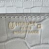 Birkin 25 Matte Alligator Crocodile Two-tone 2H kraft Y1 Vanille Gold Hardware - Image 5
