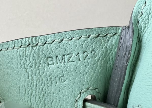 Birkin 25 Matte Alligator Crocodile Two-tone 2H kraft Y1 Vanille Gold Hardware - Image 3