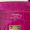 Birkin 25 Shiny Alligator Crocodile Rose Sheherazade Gold Hardware J5 - Image 7