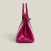 Birkin 25 Shiny Alligator Crocodile Rose Sheherazade Crystal buckle - Image 8
