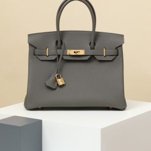 Birkin 30 Togo Etain 8F  Gold Hardware
