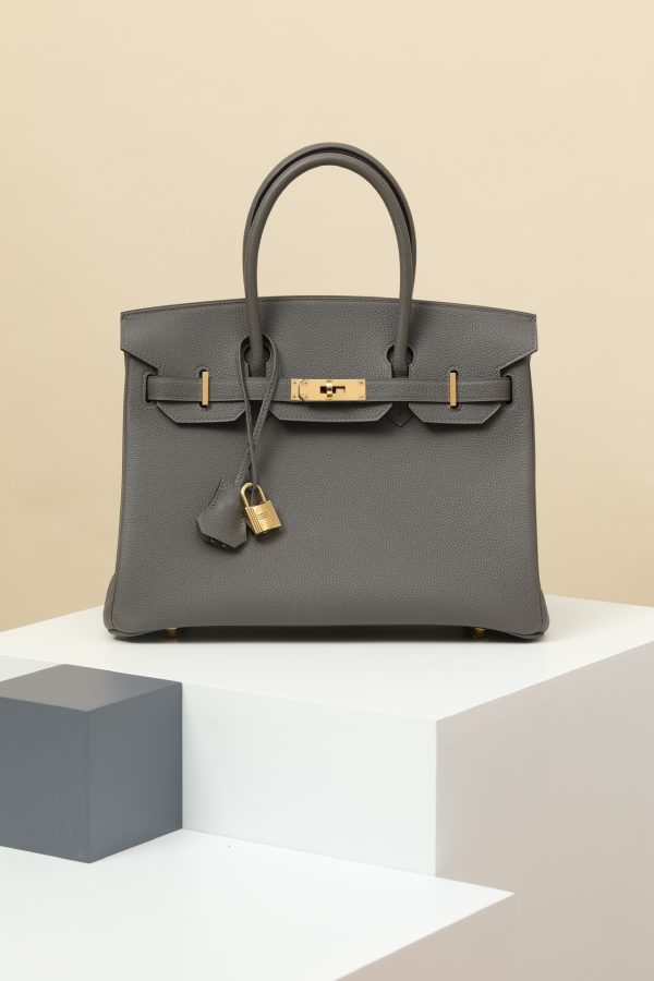 Birkin 30 Togo Etain 8F  Gold Hardware