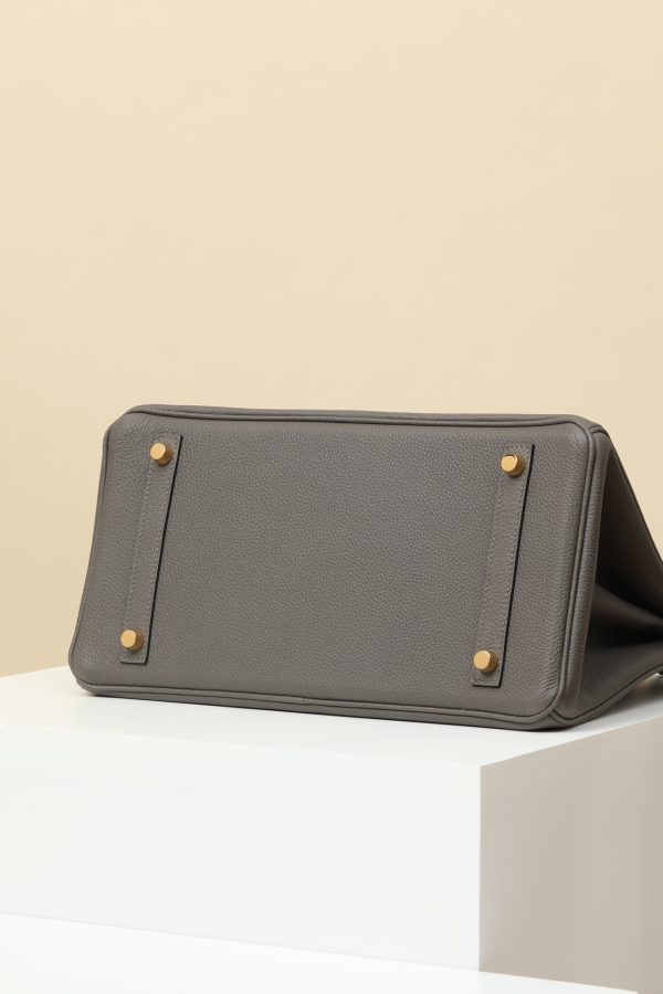 Birkin 30 Togo Etain 8F  Gold Hardware - Image 6