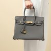 Birkin 30 Togo Etain 8F  Gold Hardware - Image 9