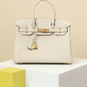 Birkin 30 Togo Craie 10 Gold Hardware