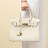 Birkin 30 Togo Craie 10 Gold Hardware - Image 9
