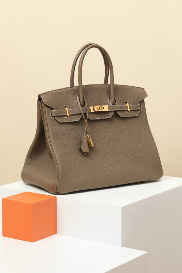 Birkin 35 Togo Etoupe 18 Gold Hardware - Image 2
