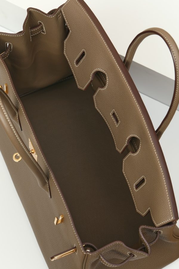 Birkin 35 Togo Etoupe 18 Gold Hardware - Image 7
