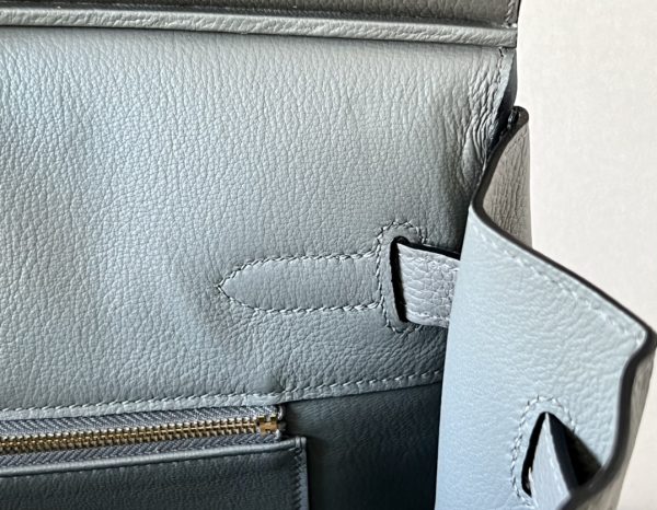 Birkin 35 Togo Gris Meyer 0L Gold Hardware - Image 3