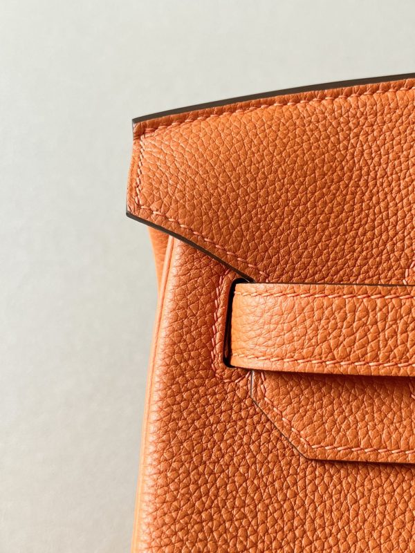 Birkin 35 Togo Orange 93 Gold Hardware - Image 4