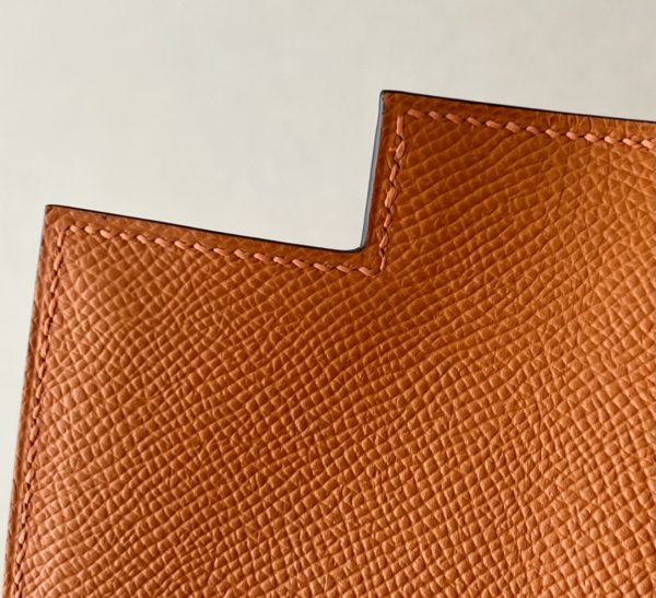 kelly 32 Epsom Orange 93 Gold Hardware - Image 5