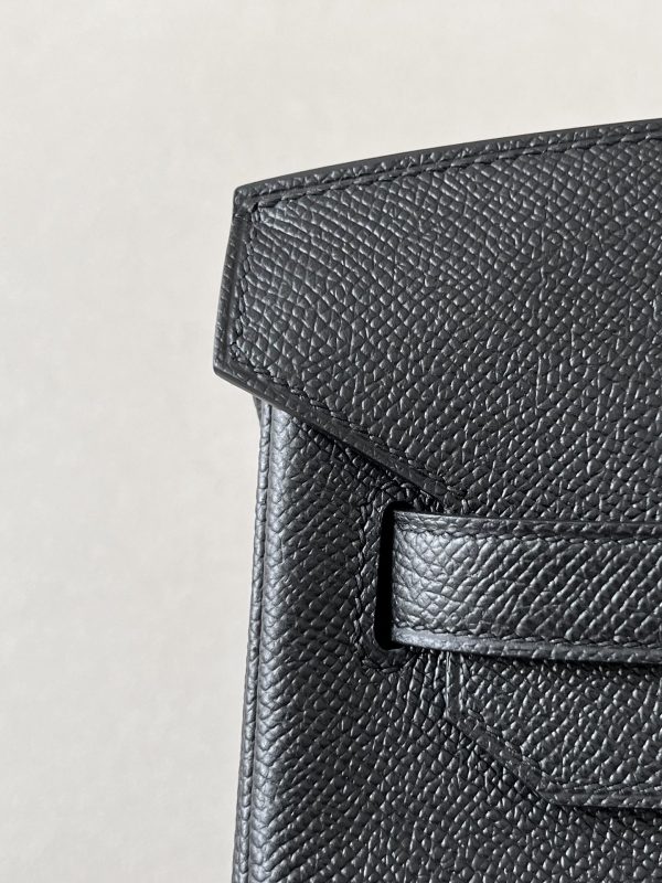 Birkin 35 Epsom Noir Palladium Hardware - Image 3