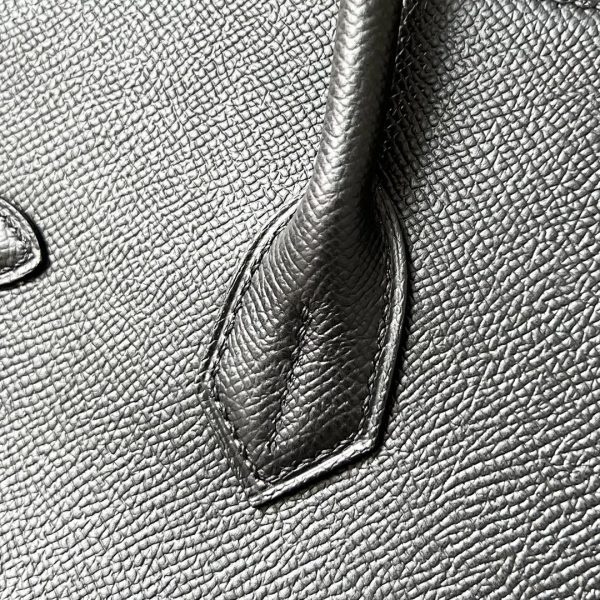 Birkin 35 Epsom Noir Palladium Hardware - Image 7