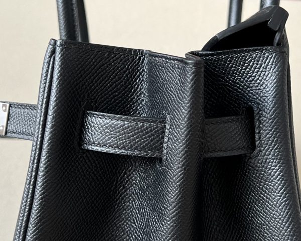 Birkin 35 Epsom Noir Palladium Hardware - Image 8