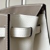 Birkin HSS 25 Etoupe 18 And Craie 10 Epsom Glod Hardware - Image 2