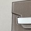 Birkin HSS 25 Etoupe 18 And Craie 10 Epsom Glod Hardware - Image 4