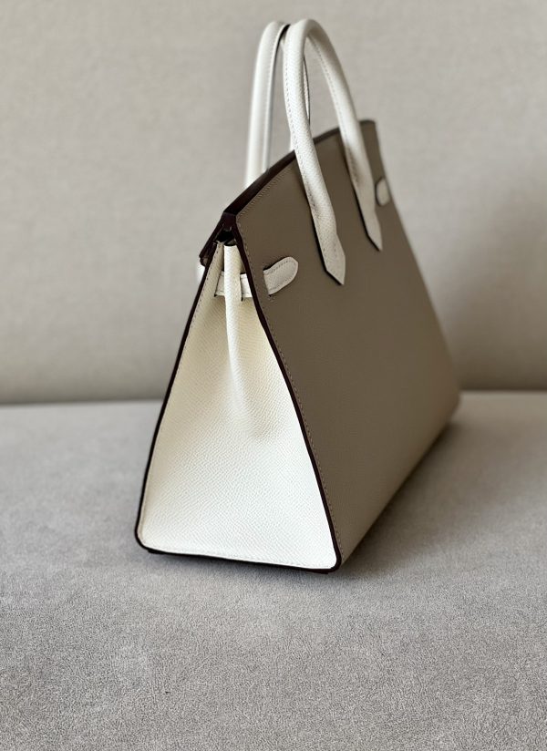 Birkin HSS 25 Trench S2 And Nata I2 Epsom Gold Hardware - Image 8