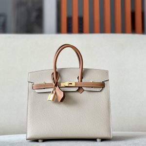 Birkin HSS 25 Trench S2 And Gold 37 Epsom Gold Hardware