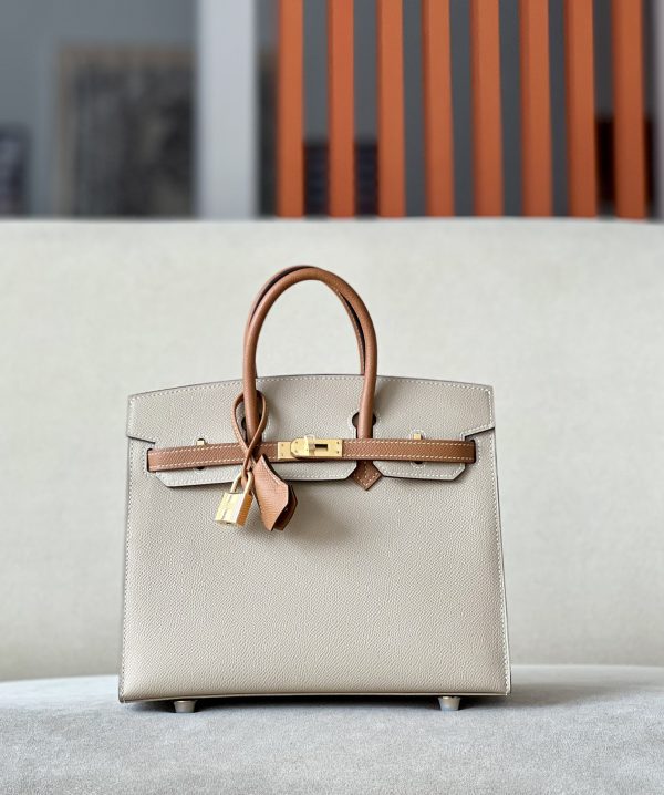 Birkin HSS 25 Trench S2 And Gold 37 Epsom Gold Hardware