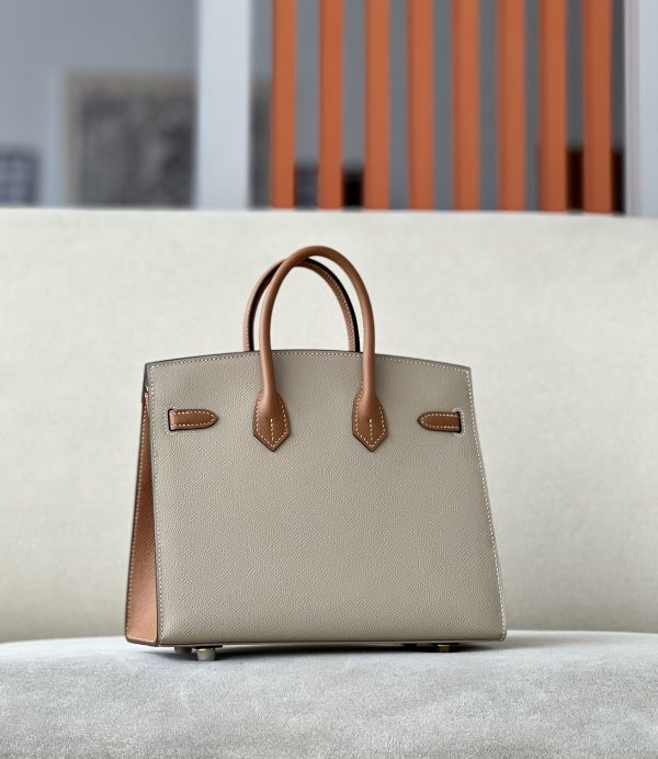 Birkin HSS 25 Trench S2 And Gold 37 Epsom Gold Hardware - Image 3