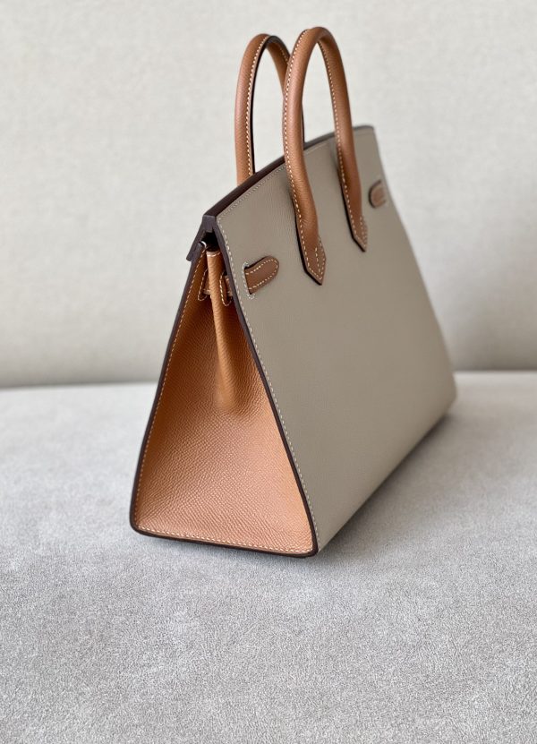 Birkin HSS 25 Trench S2 And Gold 37 Epsom Gold Hardware - Image 8