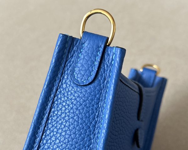 Evelyne TPM Clemence Blue France  71 Gold Hardware - Image 4