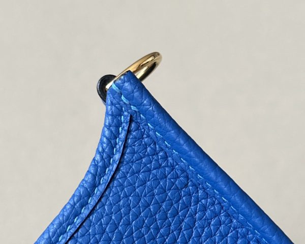 Evelyne TPM Clemence Blue France  71 Gold Hardware - Image 7