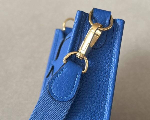Evelyne TPM Clemence Blue France  71 Gold Hardware - Image 8