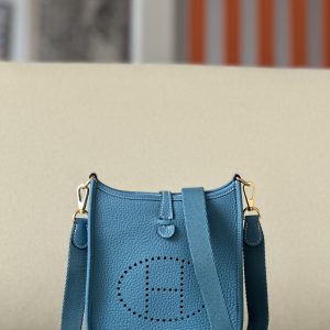 Evelyne TPM Clemence D2 New Blue Jean Gold Hardware