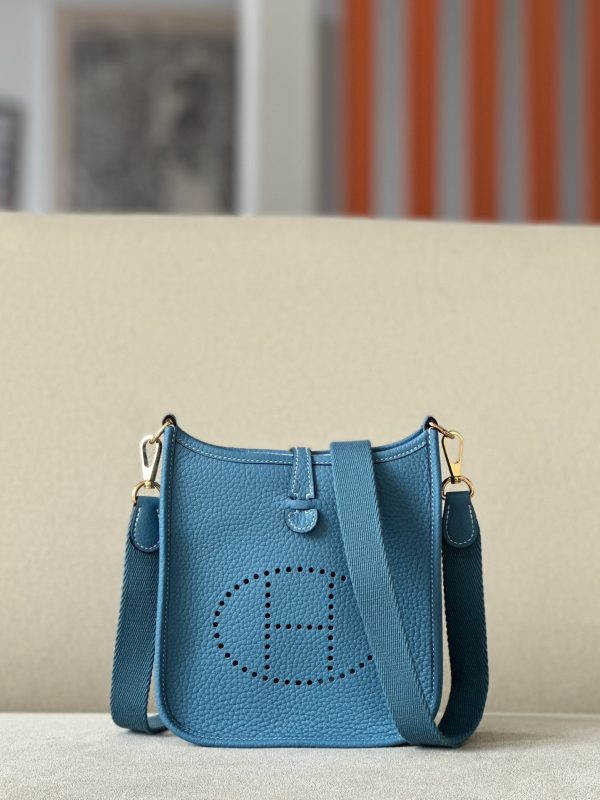 Evelyne TPM Clemence D2 New Blue Jean Gold Hardware