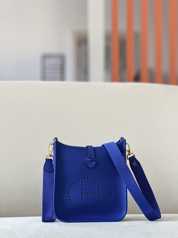 Evelyne TPM Clemence Bleu Frida O8  Gold Hardware