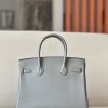 Birkin 30 Swift Gris Meyer 0L Palladium Hardware - Image 2