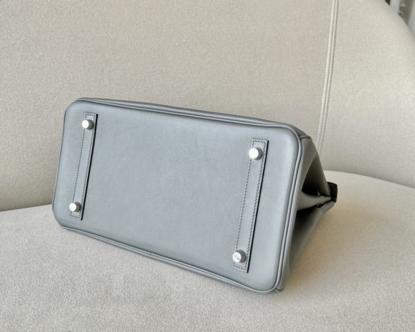 Birkin 30 Swift Gris Meyer 0L Palladium Hardware - Image 8