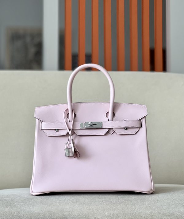 Birkin 30 Swift Mauve Pale 09 Palladium Hardware