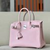 Birkin 30 Swift Rose Sakura 3Q Palladium Hardware - Image 2